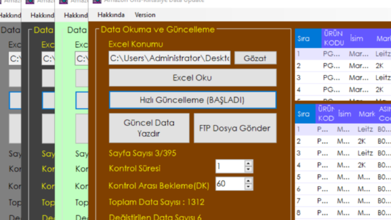 Veri Güncelleme Servisleri