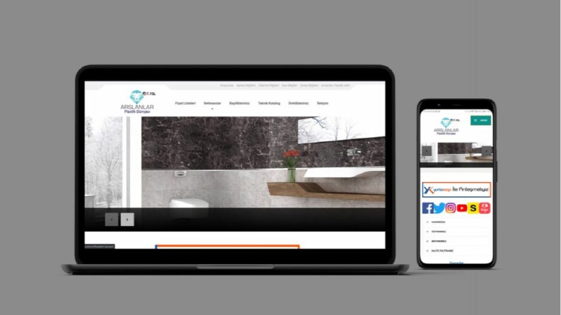 arslanlarplastik.com.tr Kurumsal Web Sitesi Tasarımı