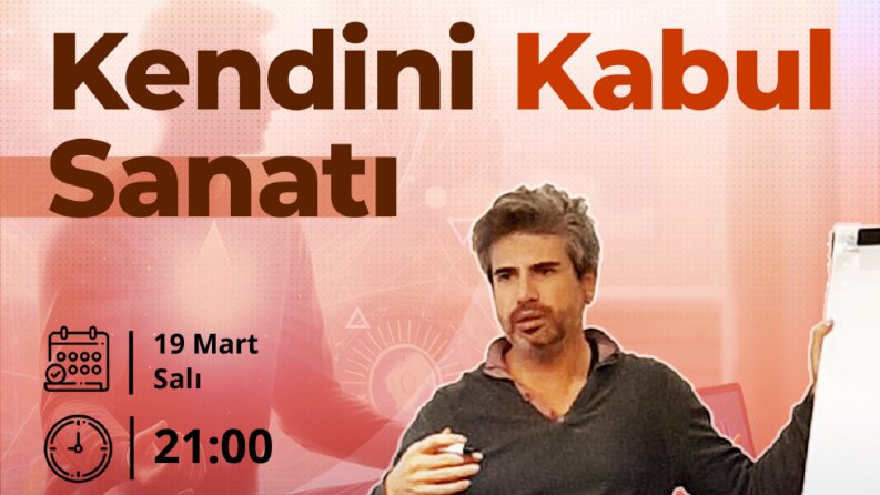 Kendini Kabul Sanatı Online Eğitim Duyuru Tasarımı