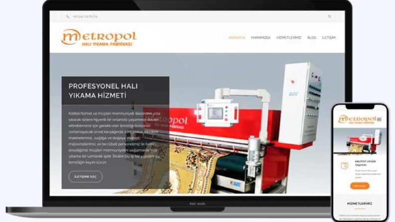 Metropol halı kurumsal web sitesi