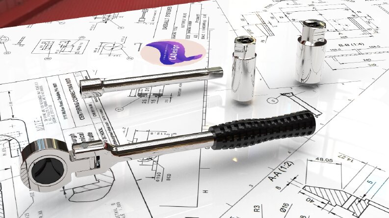 3D Endüstriyel Model Tasarımı ve Renderlar