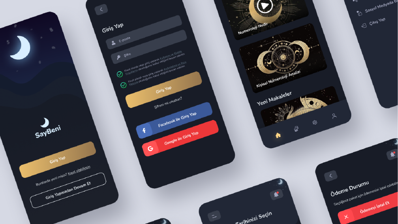 Numeroloji/Astroloji Mobil Uygulama