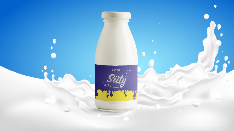 Süty ambalaj tasarımı
