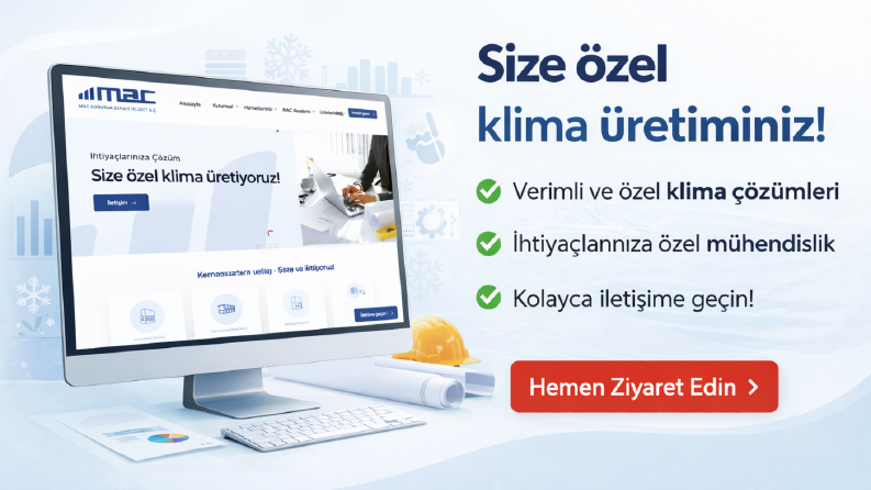 Soğutma sistemleri panel + web tasarım
