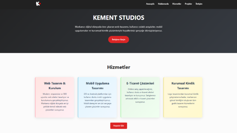 Web Site Tasarımlarım