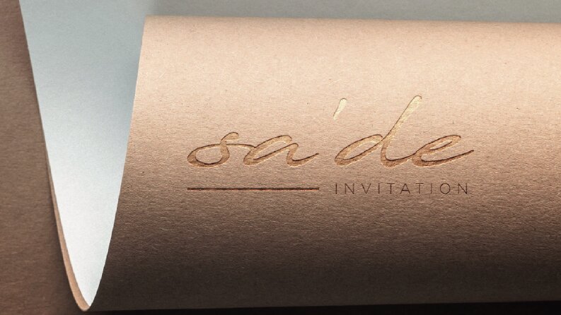 Sade Invitation | Davetiye Tasarımları