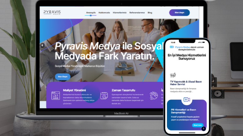Pyravis Medya - Wordpress Web Site