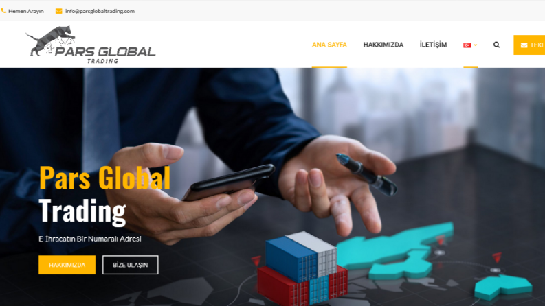 Pars Global Trading-Kurumsal Web Site
