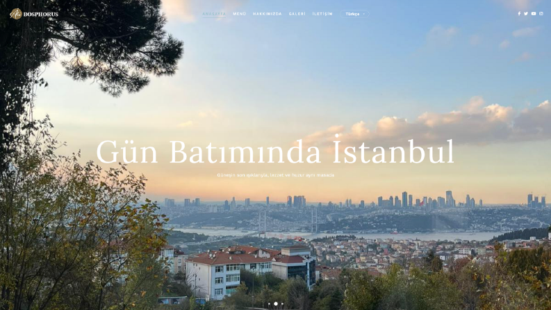 Alâ Bosphorus | Çok Dilli Restoran Web Sitesi & Admin Panel