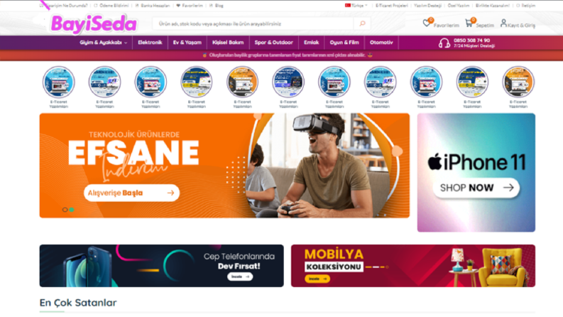 Tüm Web site ve E-ticaret Site hazır Yazılım Satışı Yapıyoru