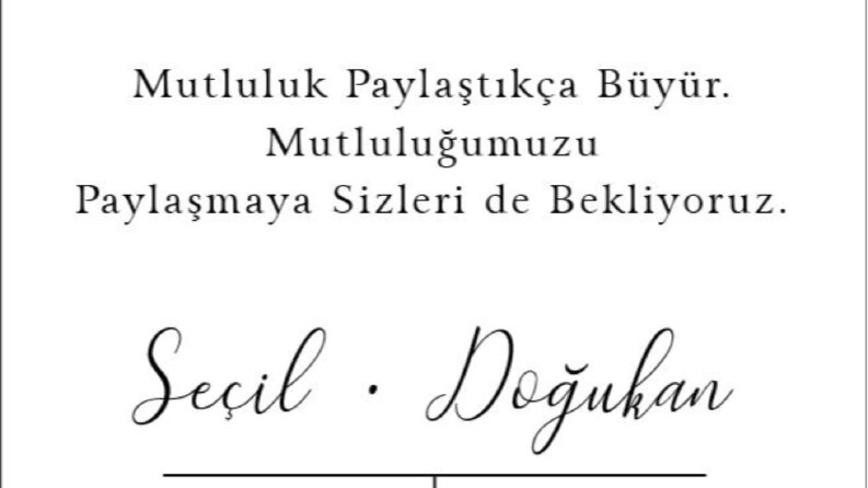  Davetiye tasarımı