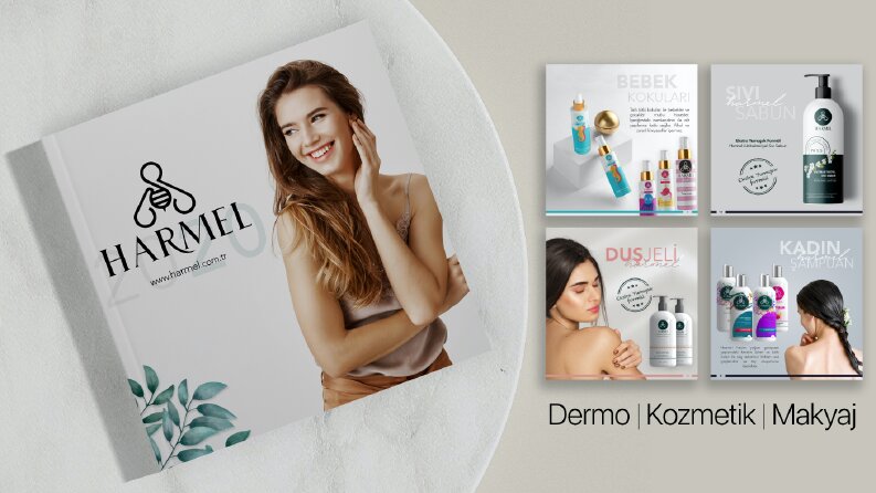 Harmel Kozmetik Katalog Tasarımı