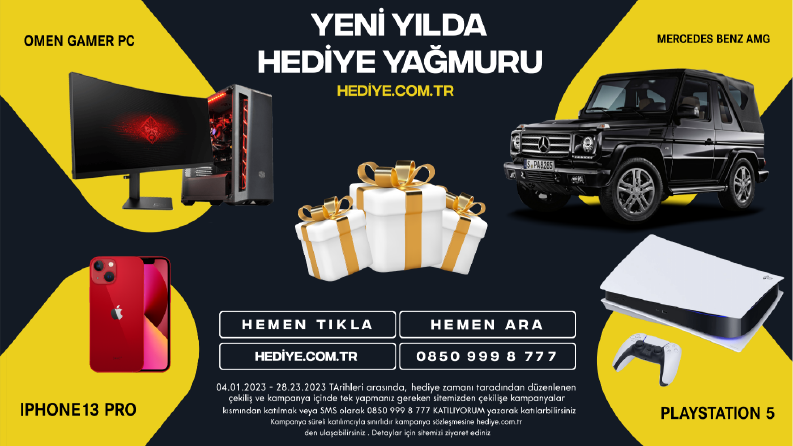 Hediye.com.tr sitesine banner tasarımı