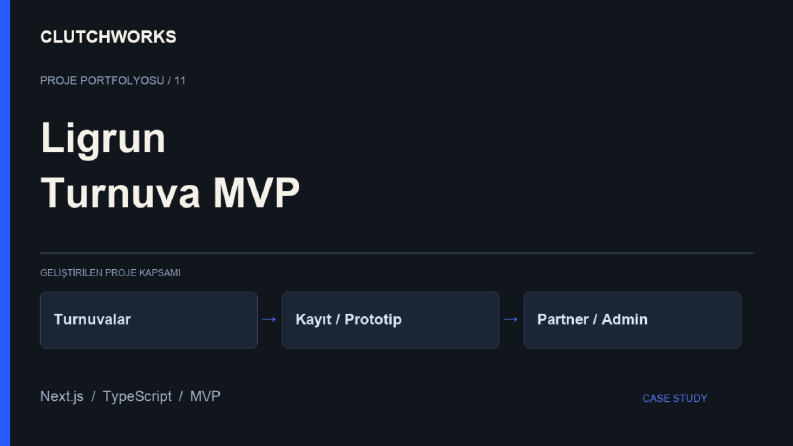 Ligrun | Turnuva Platformu MVP