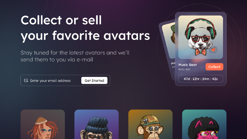 Collector - NFT- Landing Page