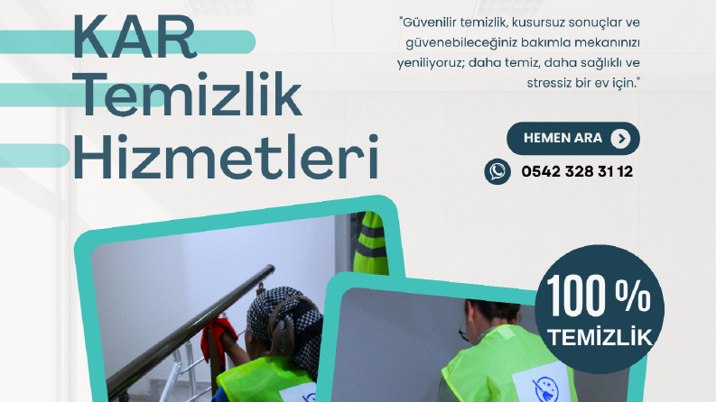 KAR Temizlik – Hizmet Odaklı Tanıtım Tasarımı 6