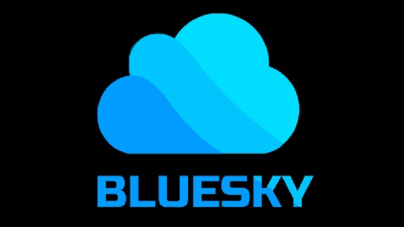 Bluesky logo çalışması