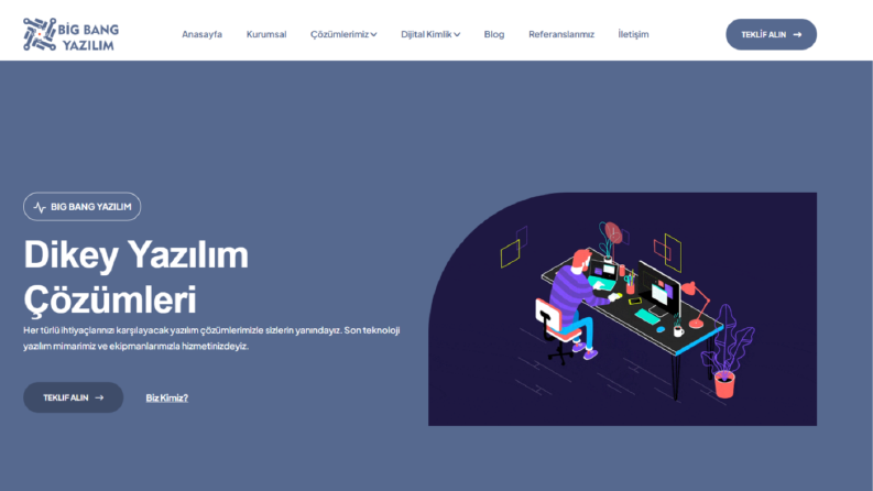 Bigbang Yazılım Kurumsal Web Sitesi