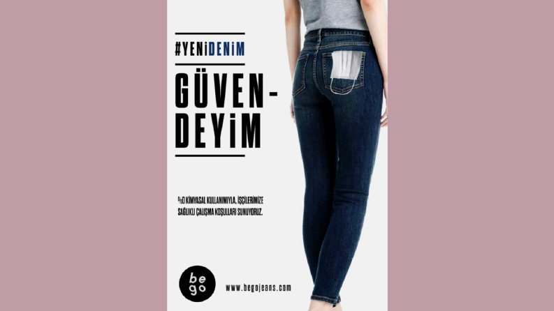 Corona Dönemi için Yapılmış Kot Markası Banner