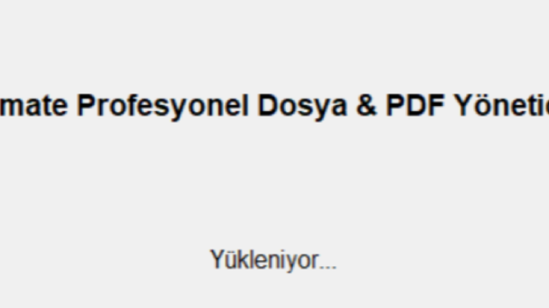 Masaüstü Uygulamaları