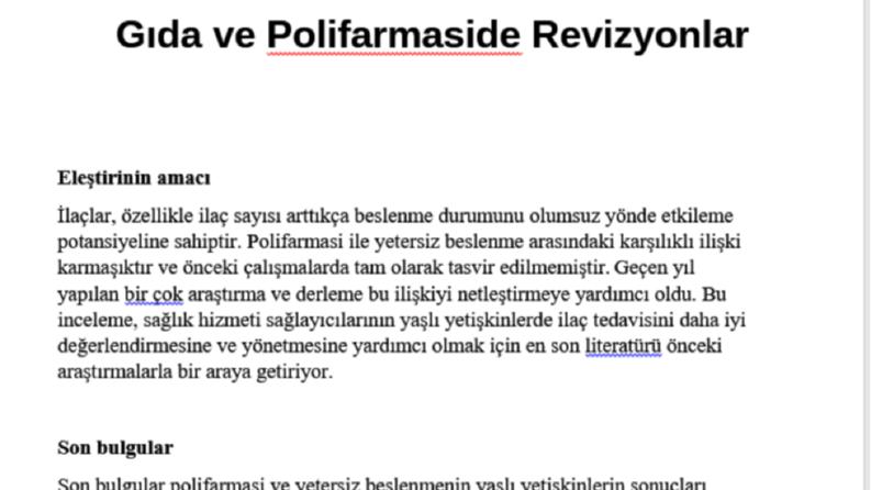 Örnek makale çevirisi