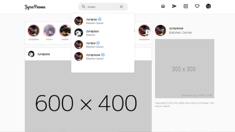 Instagram Clone - Social Media