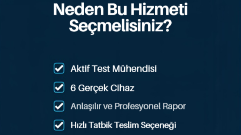 6 Cihazda Mobil & Web Uygulama Test Çalışması