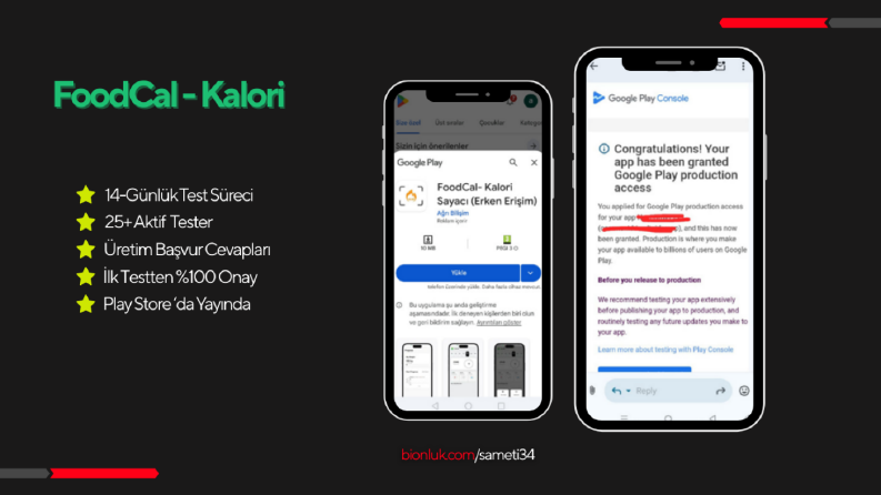 FoodCal Kalori - Yayında