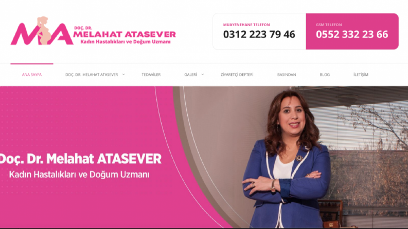 Doktor Muayenehane Tanıtım Sitesi