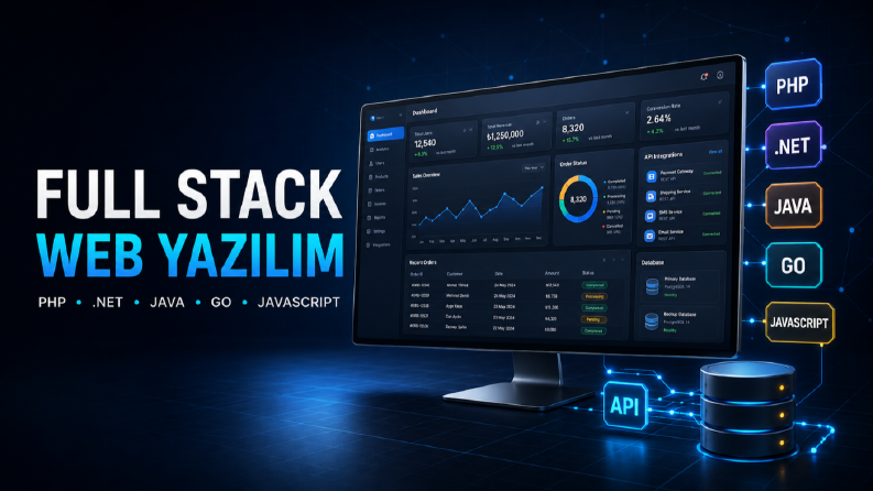 Özel Web Yazılım ve Yönetim Paneli Geliştirme