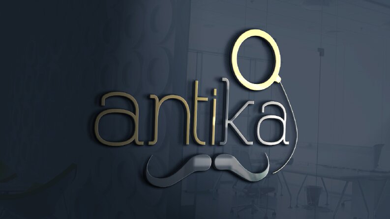 Antika Logo Mockup