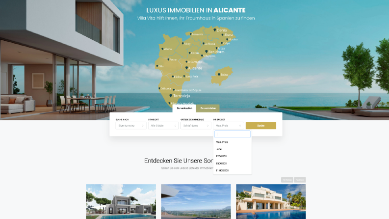Emlak Şirketine Website Tasarımı
