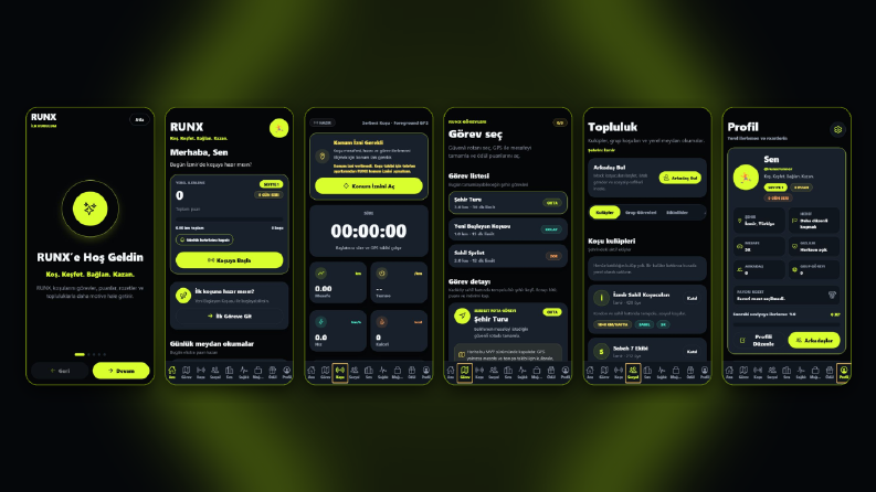 RUNX - Sosyal Koşu ve Görev Uygulaması