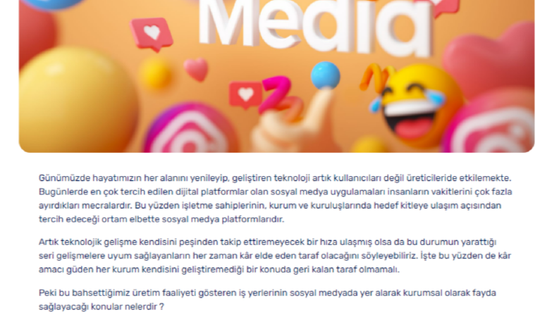 Yazdığım içerik ve metinler