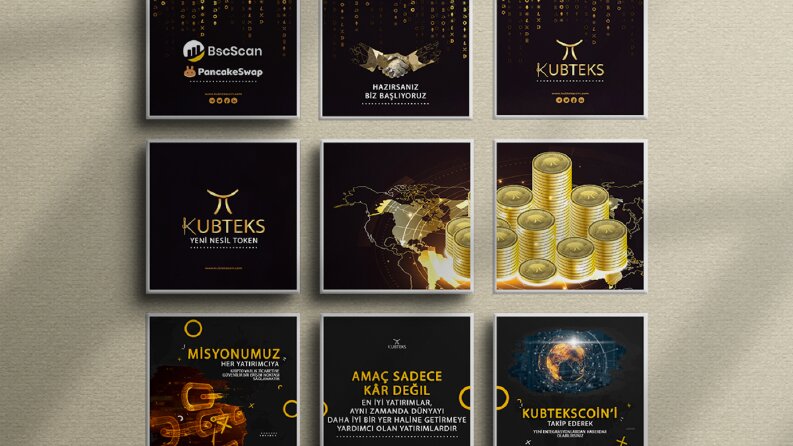 Kubtekscoin İnstagram Post Çalışması