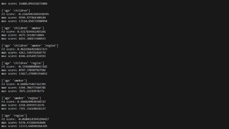 Python Feature Selection