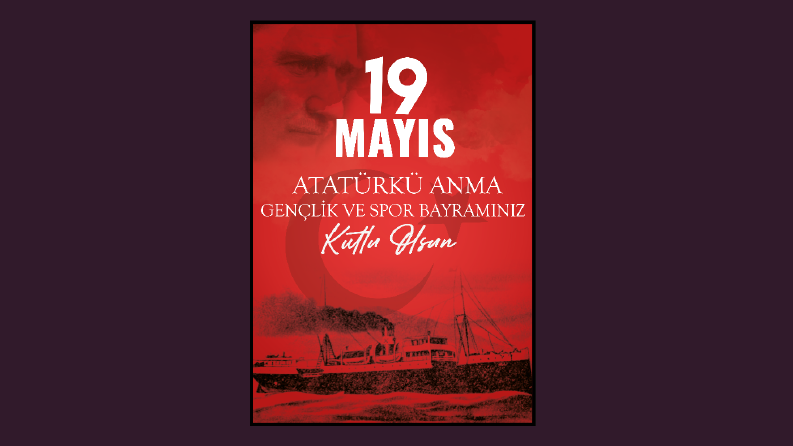 19 Mayıs için yaptığım afiş tasarımı