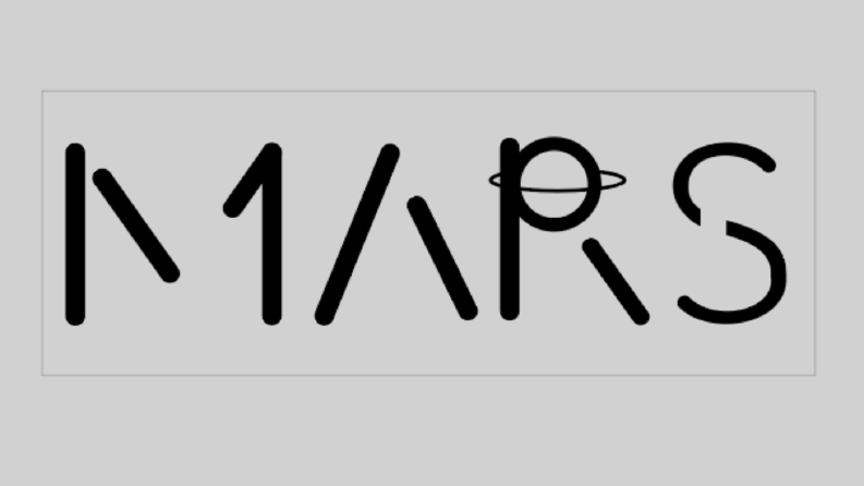 Mars- Örnek minimal logo tasarımı