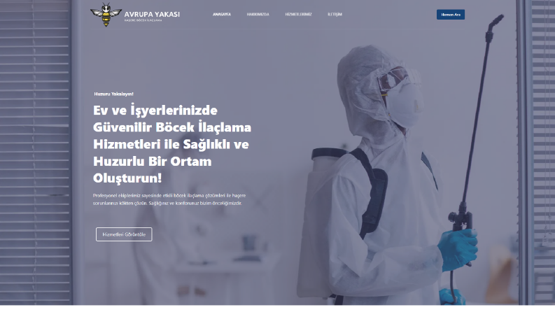 Avrupa Böcek İlaçlama - Web Sitesi Hizmetleri