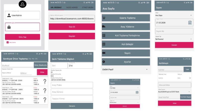 Depo Servis Uygulaması(Android Uygulama)