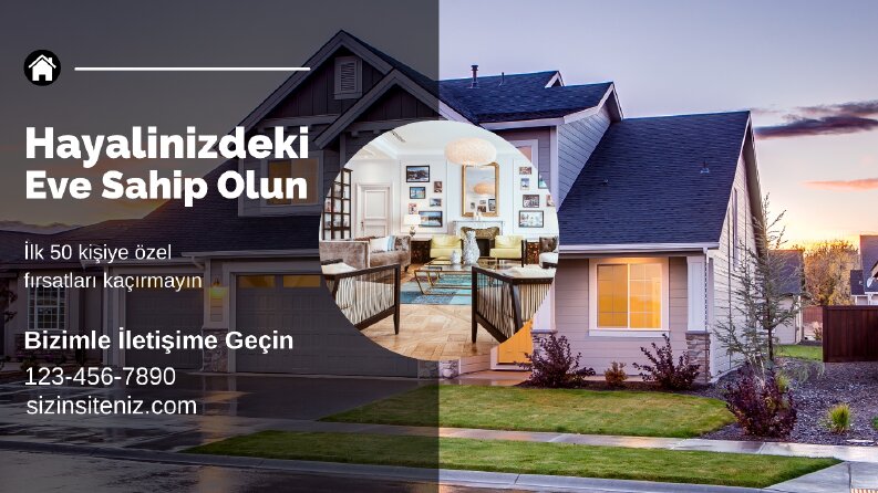 Emlak/Gayrimenkul Kampanya Banner Tasarımı