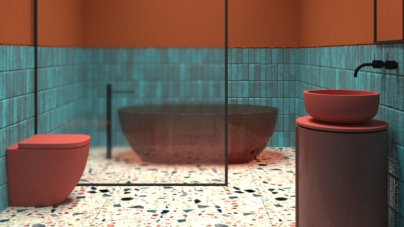 Fütüristik Banyo