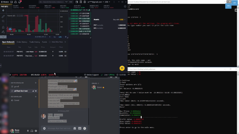 Binance Pump Bot