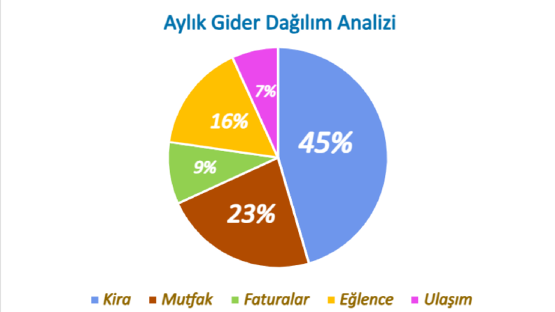 Kişisel Finans ve Bütçe Dağılım Analizi
