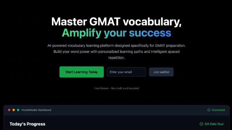 GMAT ROCKET – AI Destekli GMAT Kelime Öğrenme Platformu