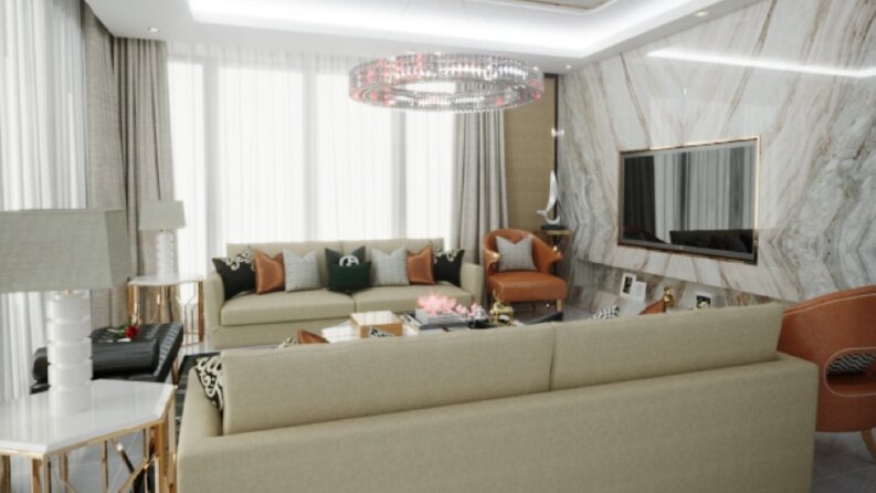 Antalya Villa- Salon Tasarımı