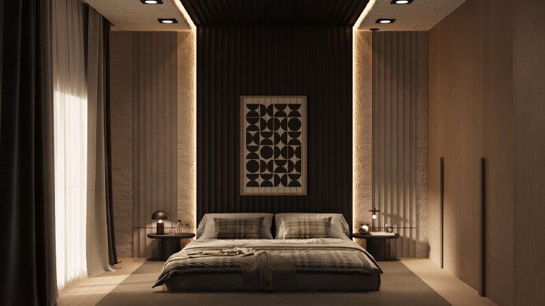 MODERN MINIMAL BEDROOM