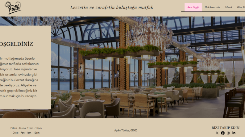 Wix web sitesi tasarımı