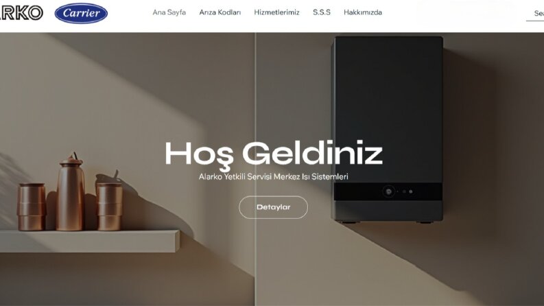 Alarko Carrier Merkez Isı Sistemleri - Web Tasarım