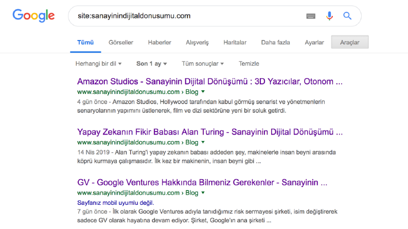 İş örneğim